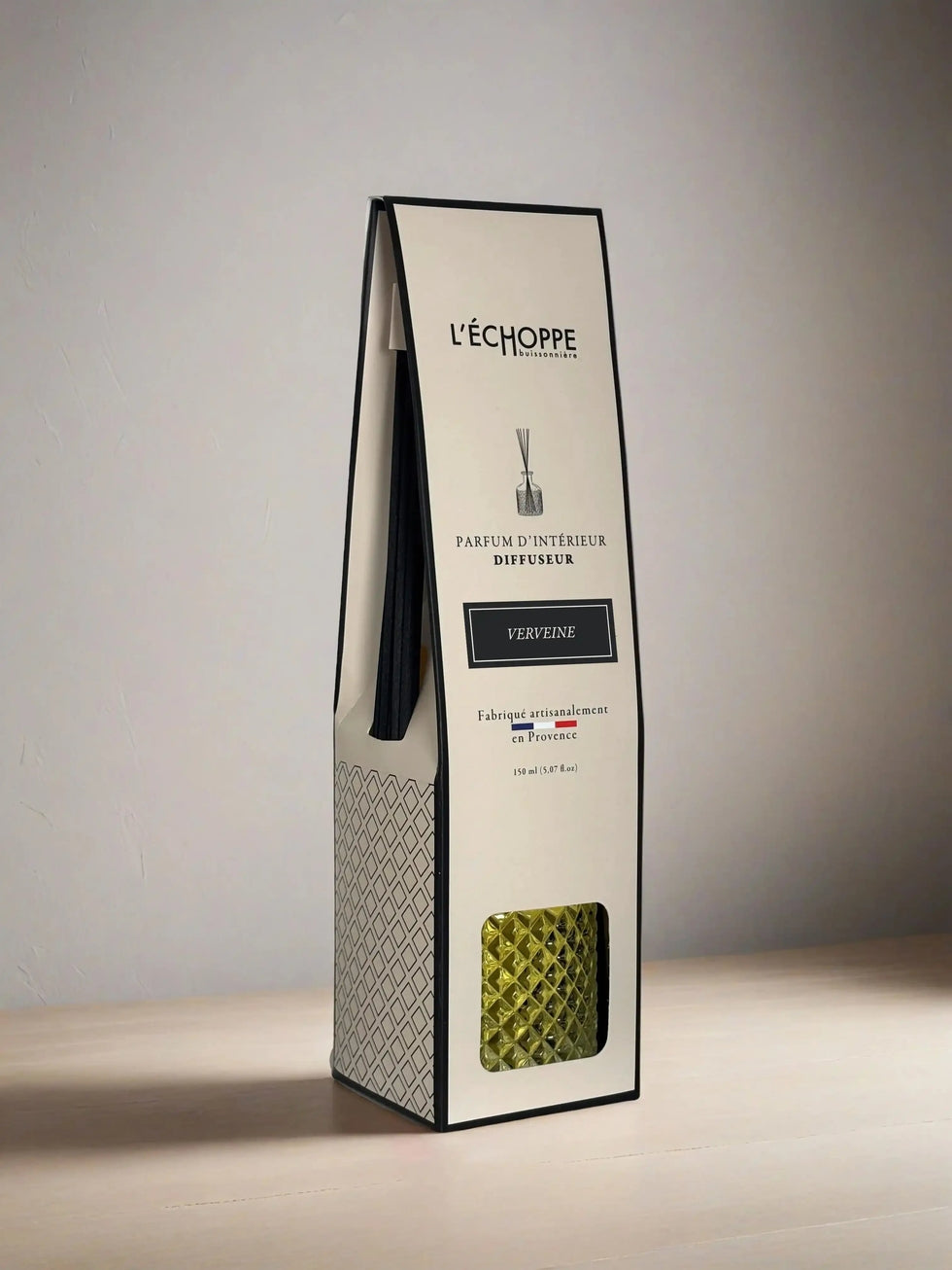 L'ECHOPPE BUISSONNIERE diffusore con bastoncini Verbena 150 ml.