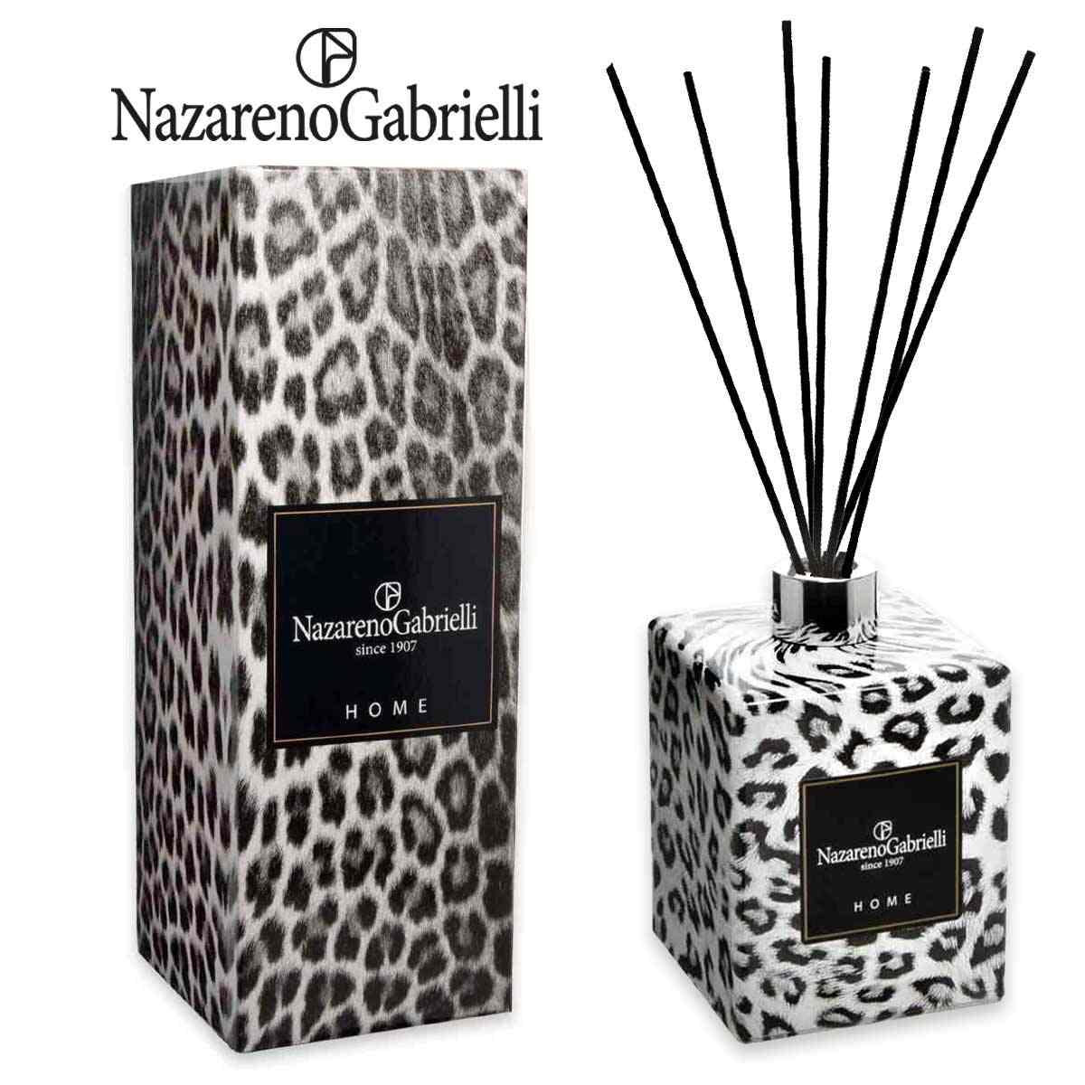 Nazareno gabrielli home 500 ml leopardo bianco