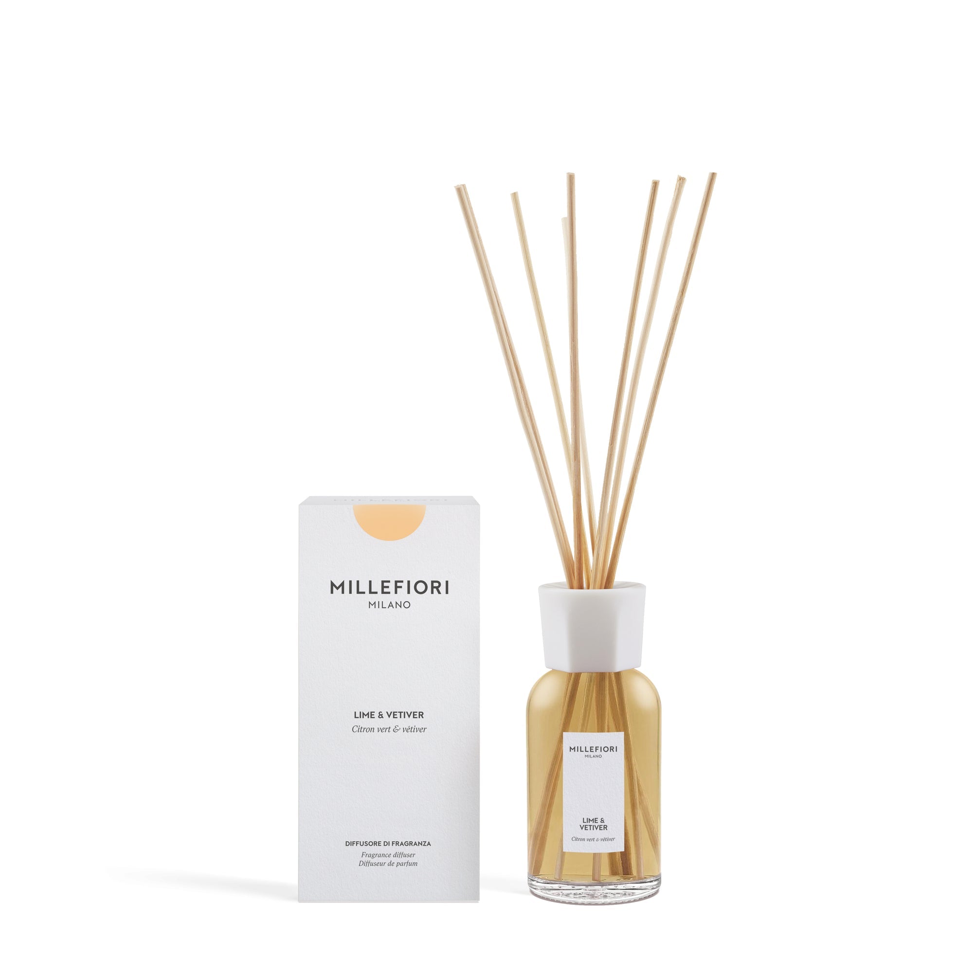 MILLEFIORI DIFFUSER LIME & VETIVER 250 ML